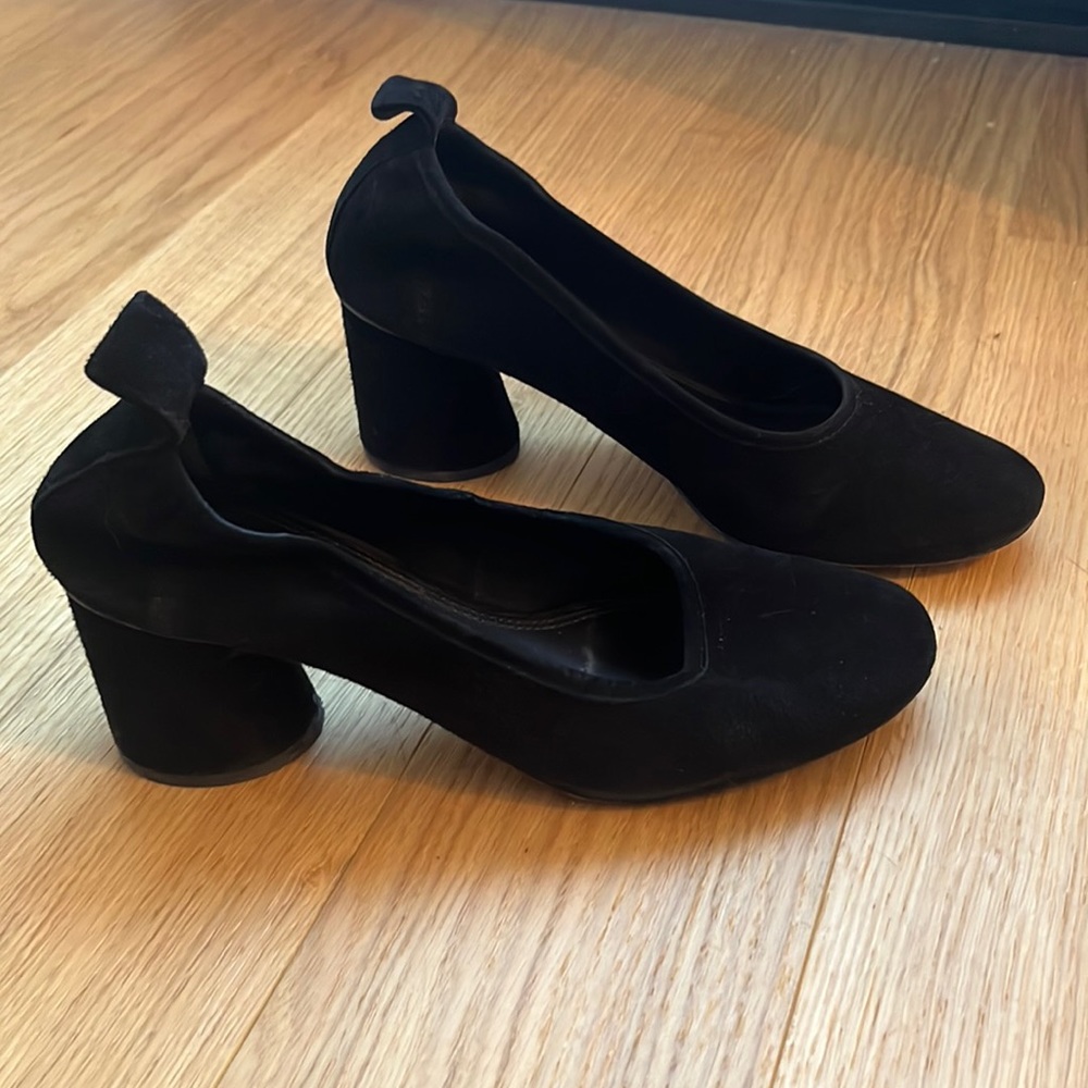 Suede Tory Burch heels